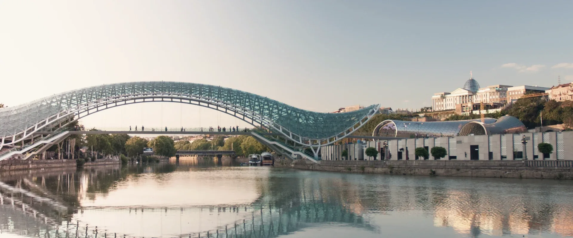 Tbilisi on the Kura river